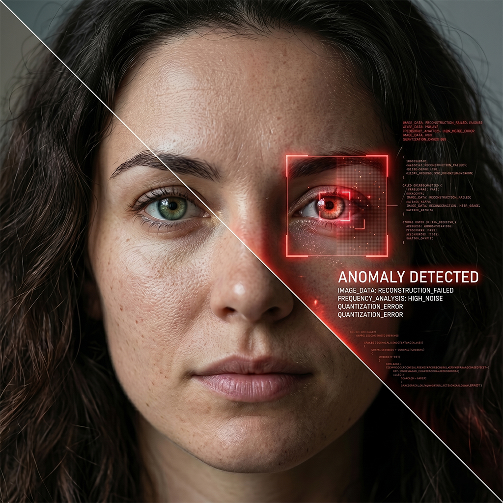 PixelTruth app scan result — AI-generated image detected with 91% confidence, Midjourney v6 identified. Multi-engine AI image detector for Android showing deepfake and DALL-E detection results.